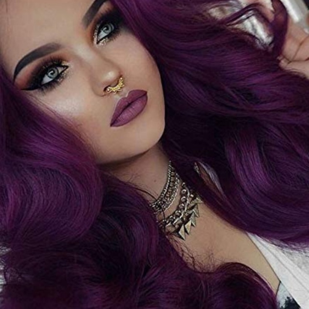 🦄Neti Purple 22” LACEFRONT Wig *NWT* 🦄